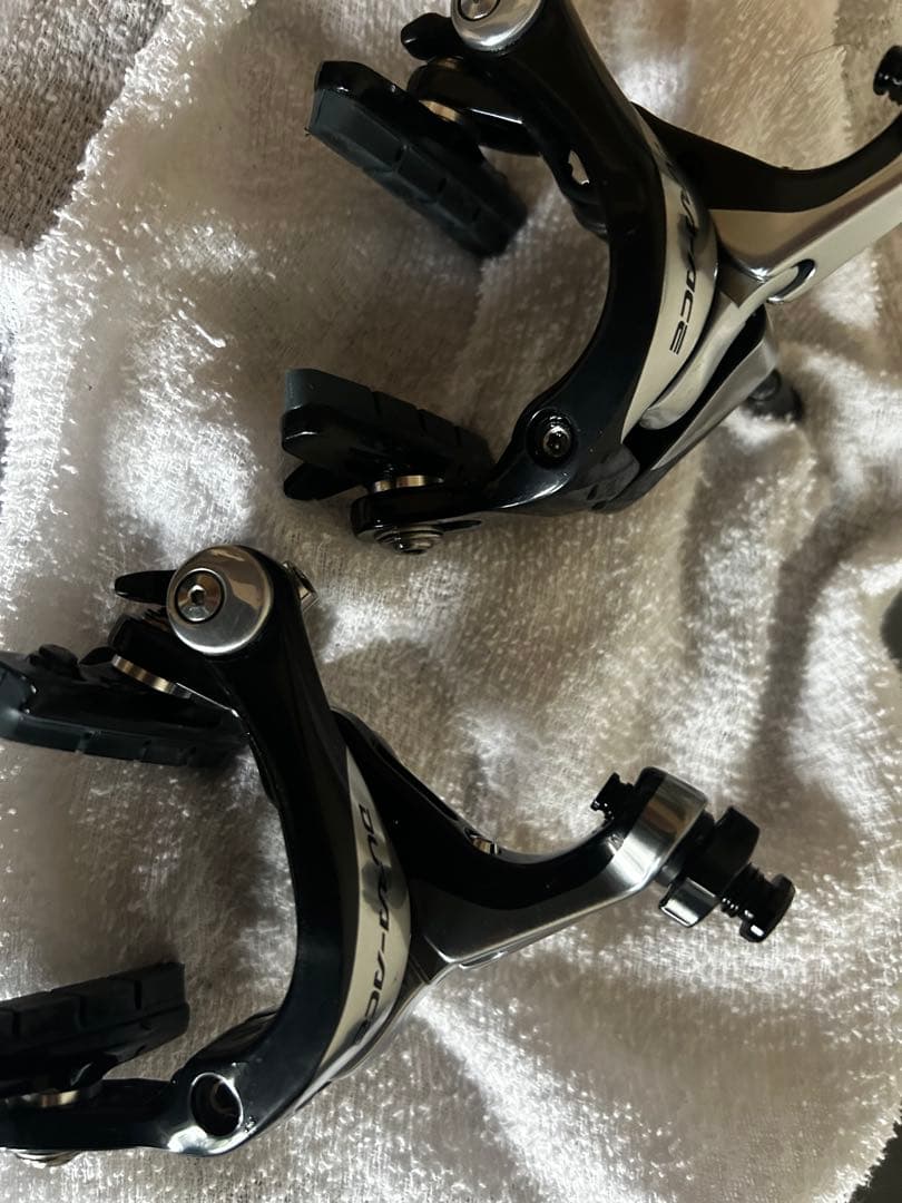 シマノBR-R9000 ブレーキ 前後セット 美品 R55C4シュー付き