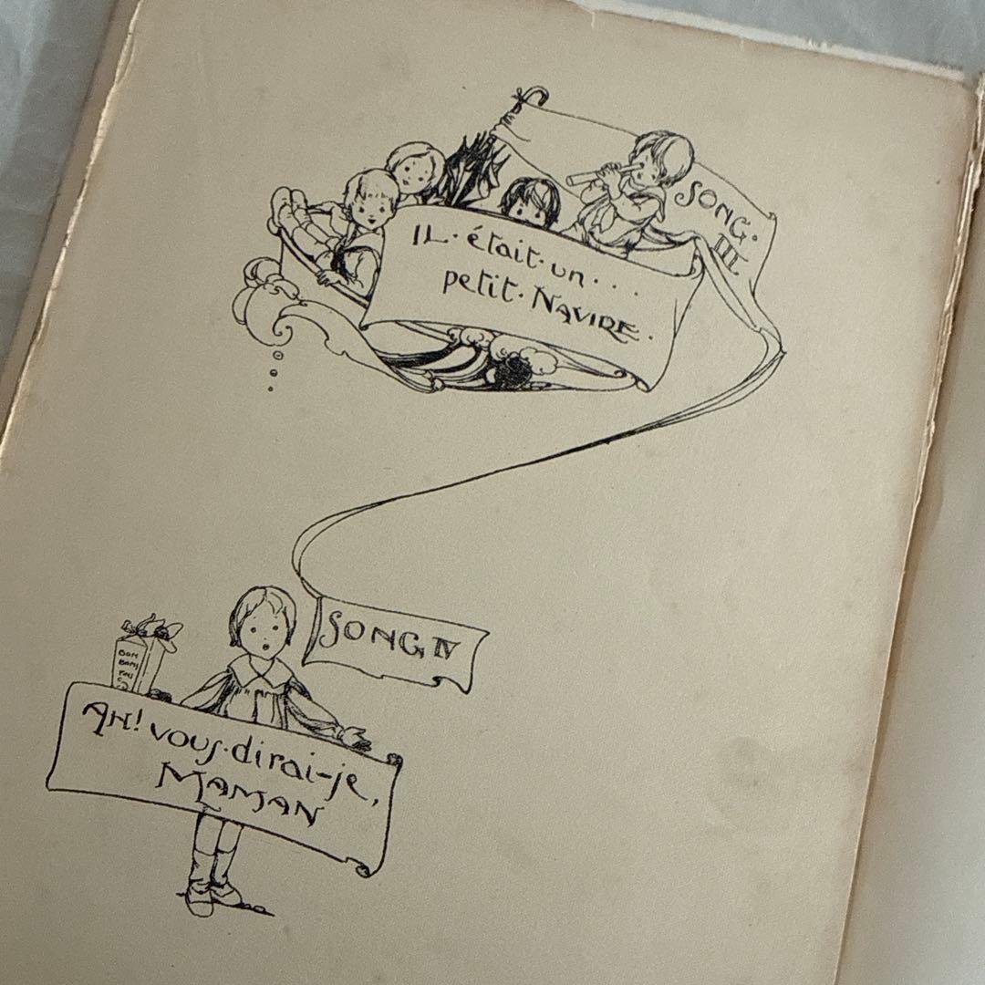 稀少フランス楽譜絵本アンティーク洋書イギリス古書ジャンクジャーナル児童書