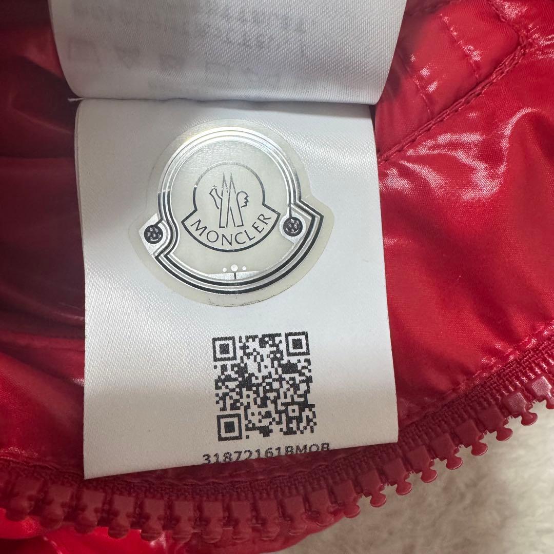 ★極美品★LANOUX★ダウンベスト★レッド★サイズ1★モンクレール★フード