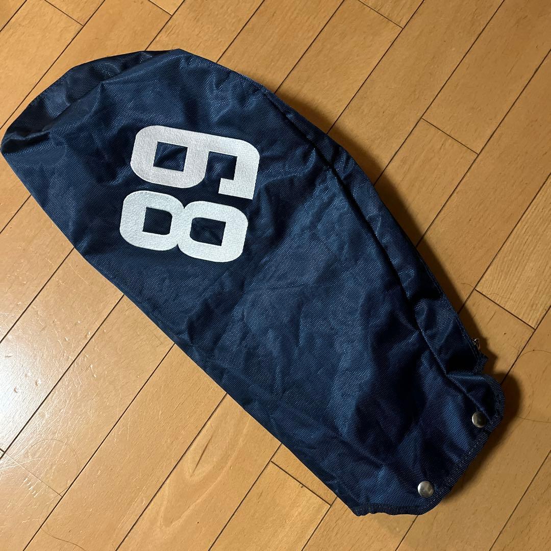 PEARLY GATES 軽量 セルフスタンドバッグ ネイビー フードカバー付