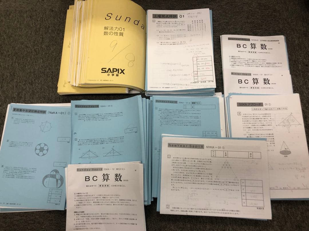 サピックス6年算数　開成対策　デイリー/春夏/日特/冬期/正月他　2025年受験