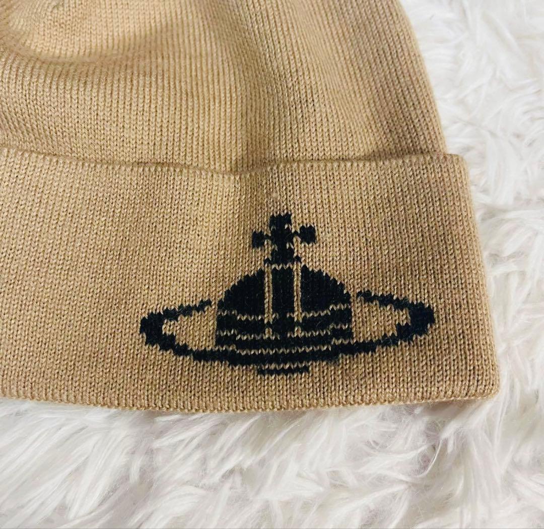 Vivienne Westwood ニット帽 ビーニー オーブロゴ イタリア製
