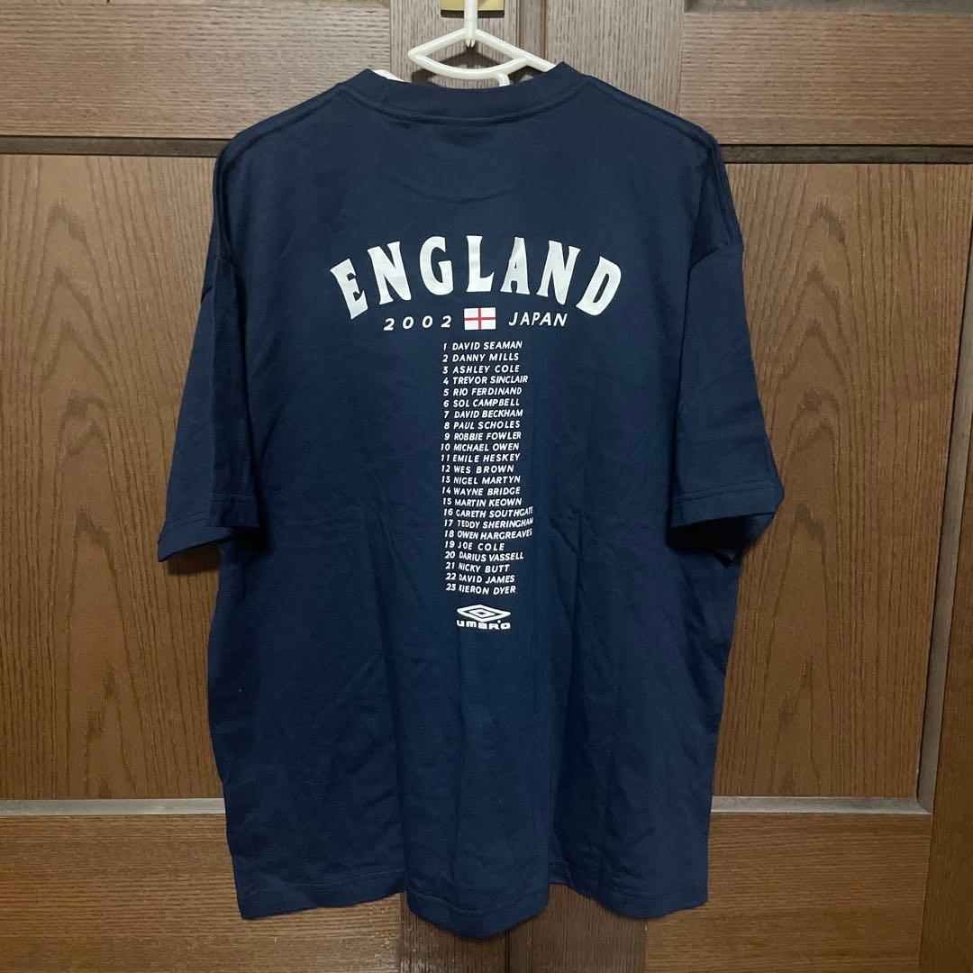 新品！イングランド代表　日韓ワールドカップ　2002 Tシャツ　ユニフォーム