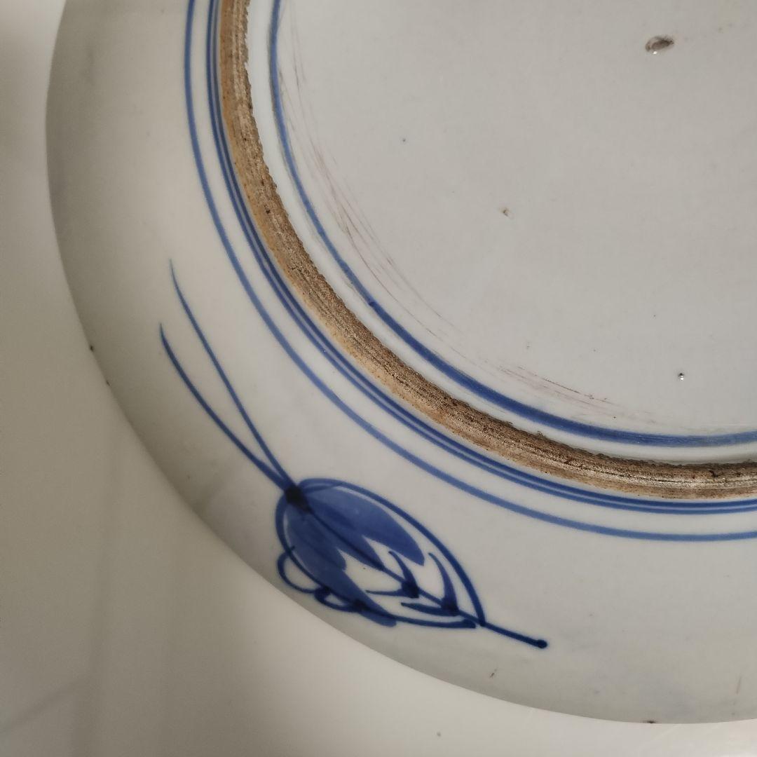 伊万里焼 古伊万里 染め付け 色絵 大皿 飾り皿