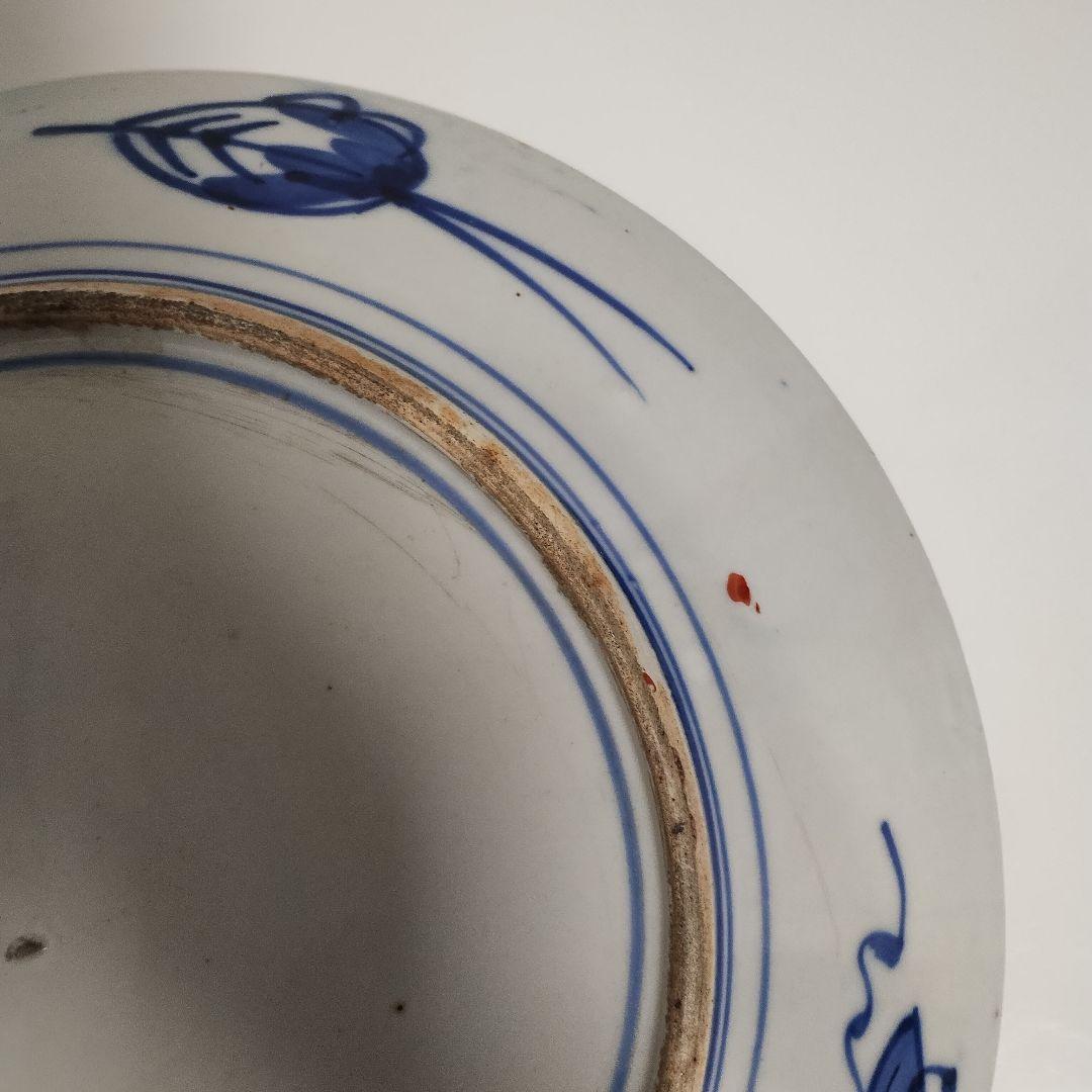 伊万里焼 古伊万里 染め付け 色絵 大皿 飾り皿