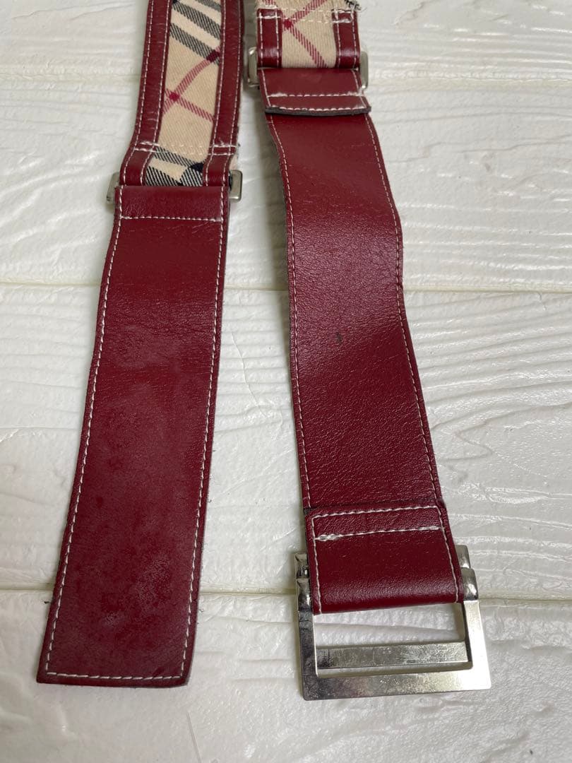 バーバリーブルーレーベル　ノバチェックワンピース　ベージュ　38