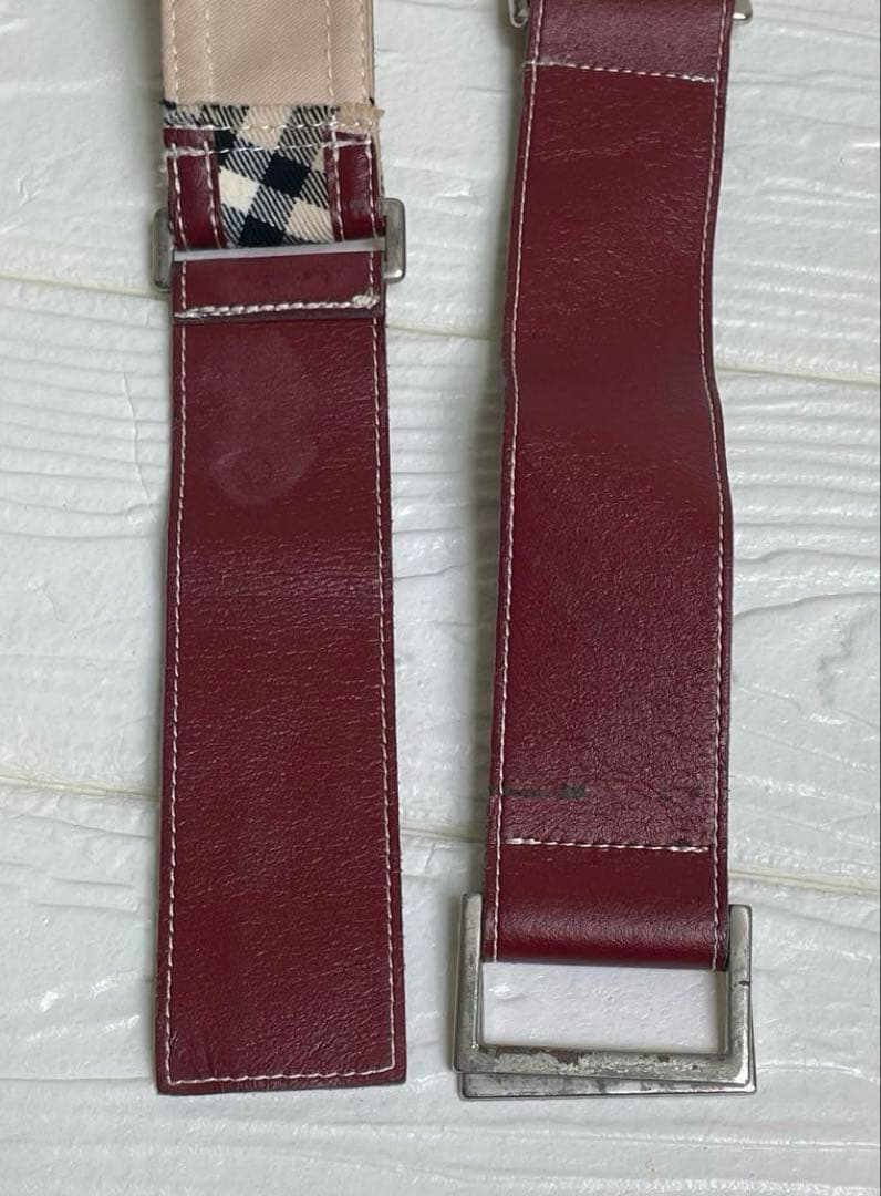 バーバリーブルーレーベル　ノバチェックワンピース　ベージュ　38