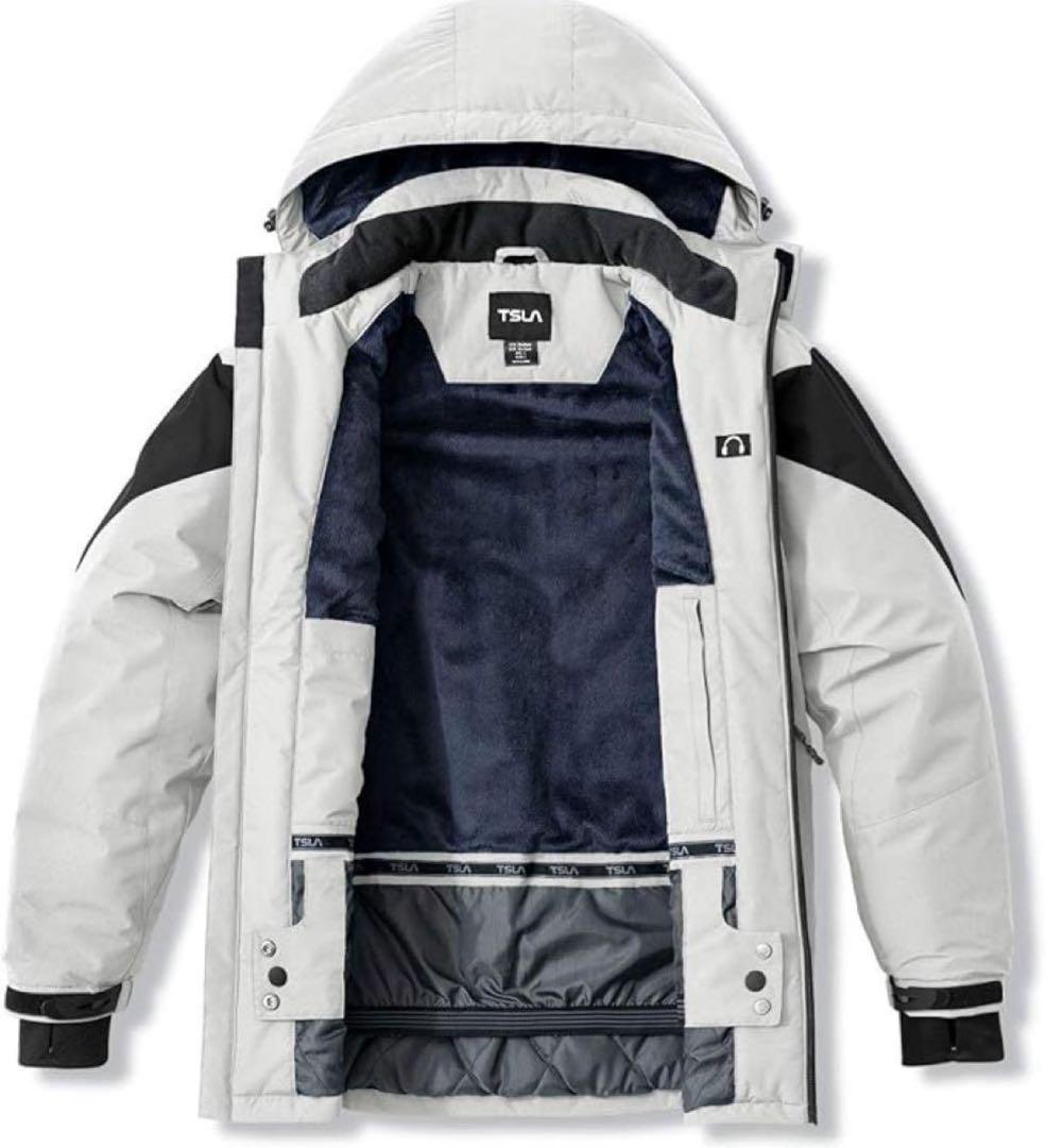 スキージャケット スノーボードジャケット メンズ 防寒着 アウトドア ホワイト