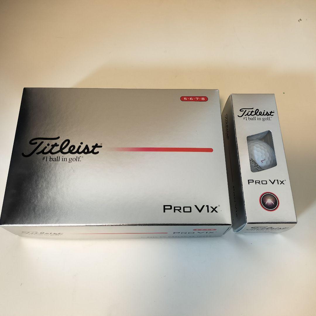 【新品】Titleist Pro V1x タイトリスト ゴルフボール 15個