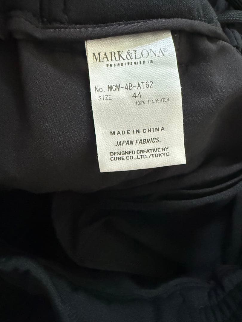 美品 ★MARK&LONA CODE パンツ マーク&ロナ 正規品 黒 ジョガー