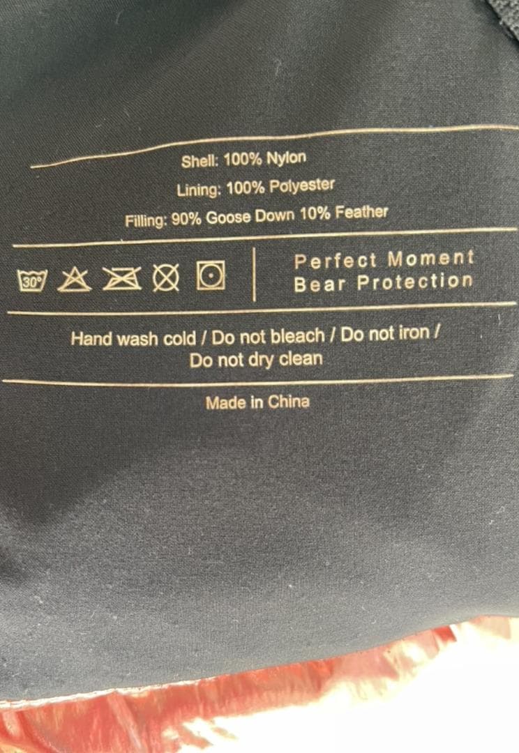 PERFECTMOMENT 6Y ピンクメタリック キッズ スキーウェア ダウン