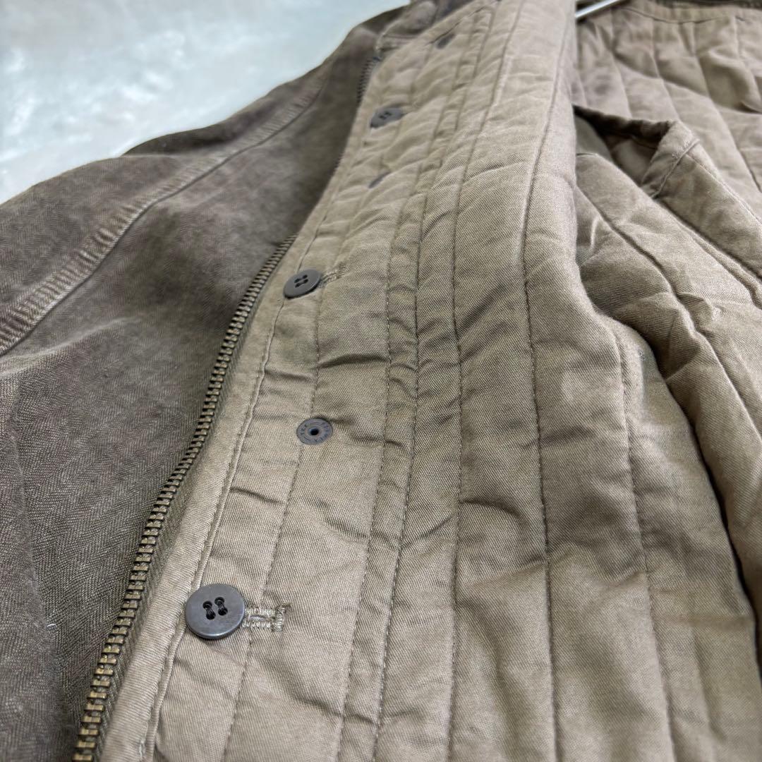 激レア ジャーナルスタンダード 麻 ミリタリー 2WAY変形ポンチョ ライナー付