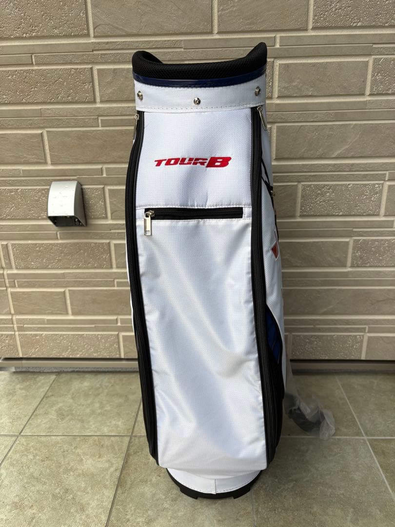 【新品】ブリヂストン TOUR B キャディバッグ ホワイト
