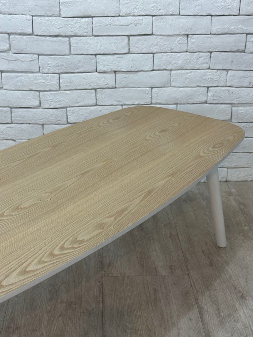 ⭐️【全国送料無料】コーヒーテーブル　センター　リビング　折りたたみ　シャビー　机