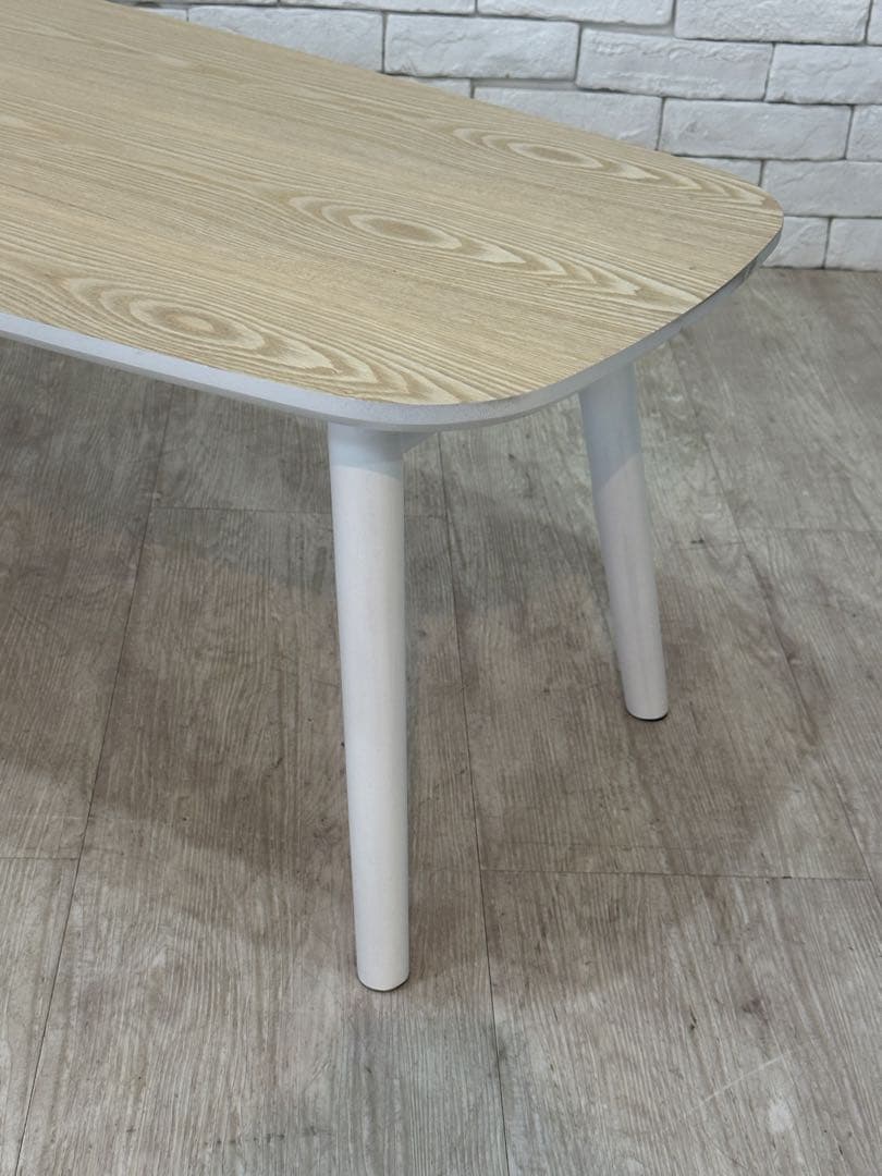 ⭐️【全国送料無料】コーヒーテーブル　センター　リビング　折りたたみ　シャビー　机