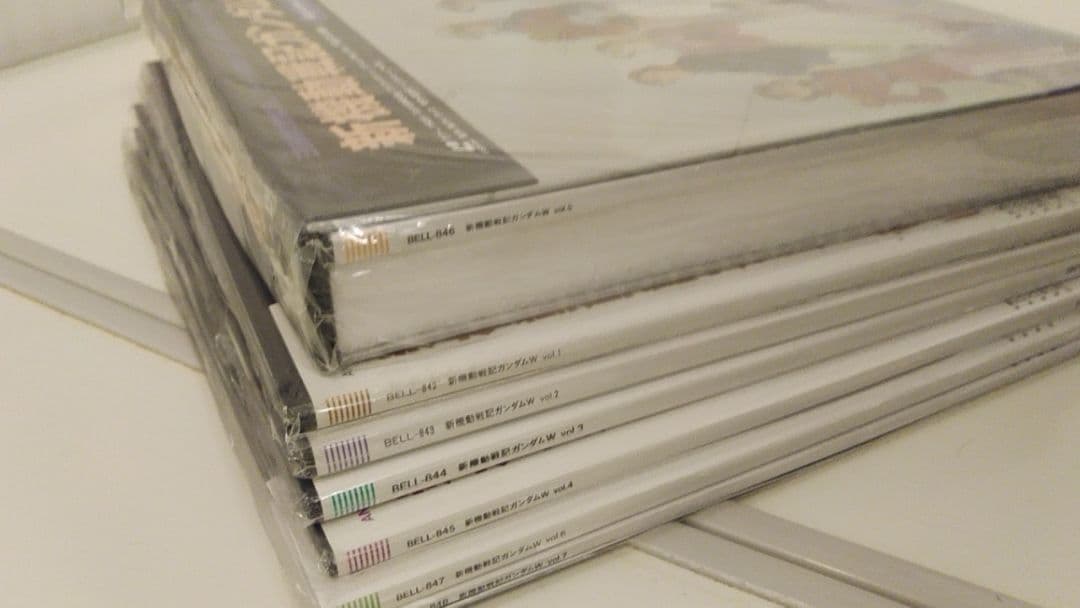 【絶版品】新機動戦記ガンダムW　LD全7枚　まとめ 帯付ジャケット買入手困難貴重