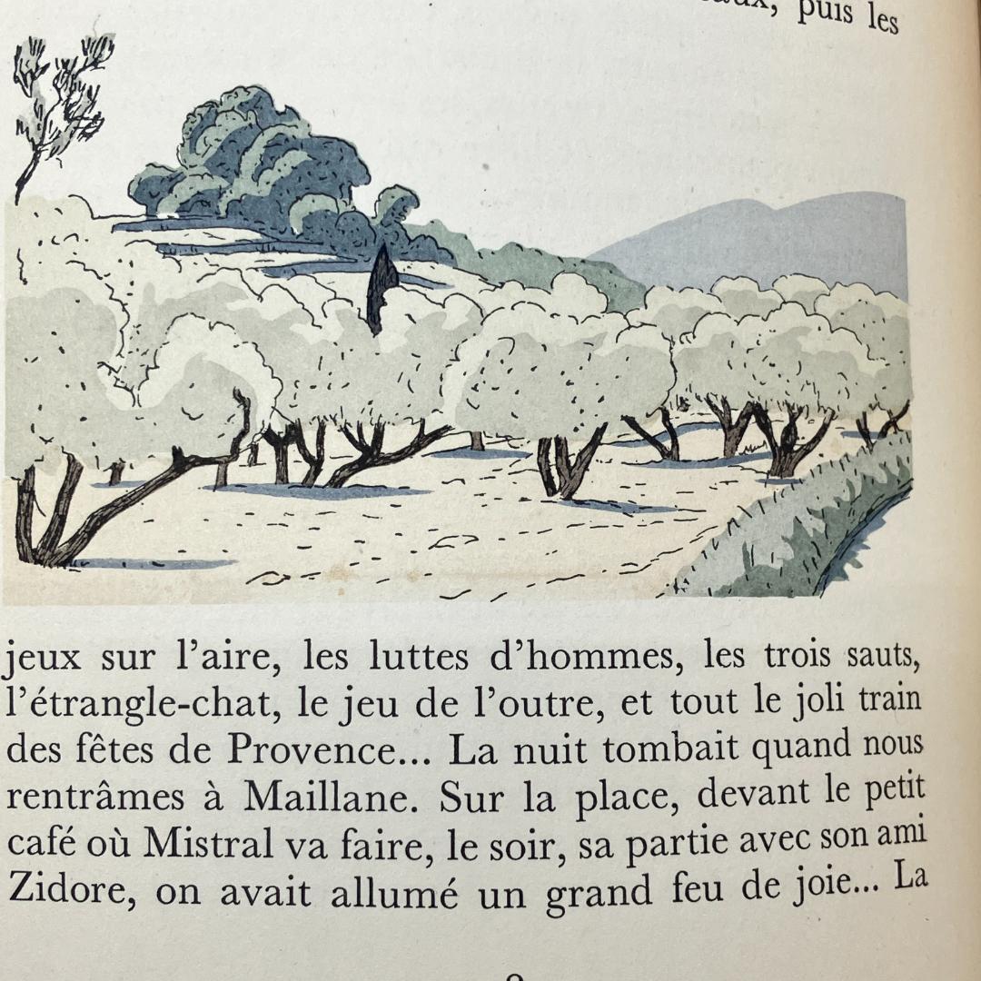 美革装丁　挿絵本　A.E.マルティ　風車小屋便り　1947年 フランス語　限定