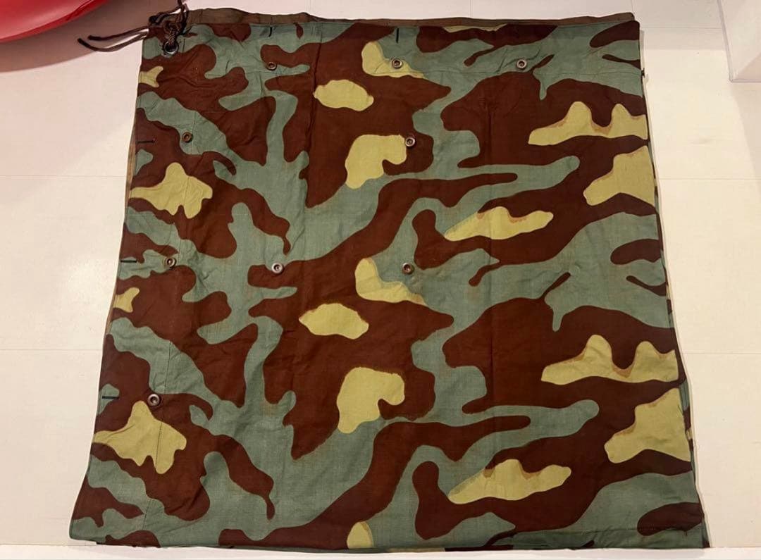 【最終値下】イタリア軍幕　サンマルコ迷彩　ポンチョテント　3枚セット