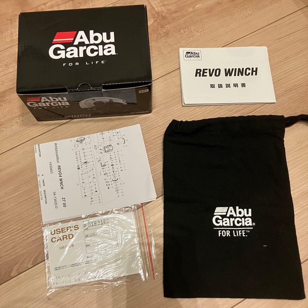 Abu Garcia Revo Winch　アブガルシア 右巻き付属品箱