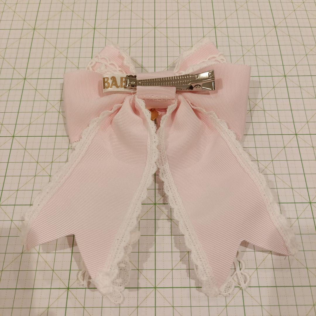 BABY　くみゃちゃんヘアクリップ　ピンク