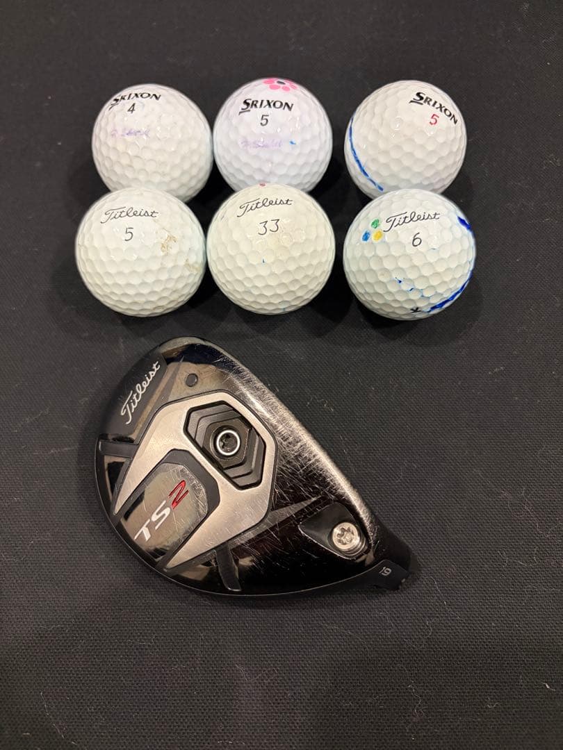 タイトリスト TS2 ユーティリティ 19度 ロストボール5球セット