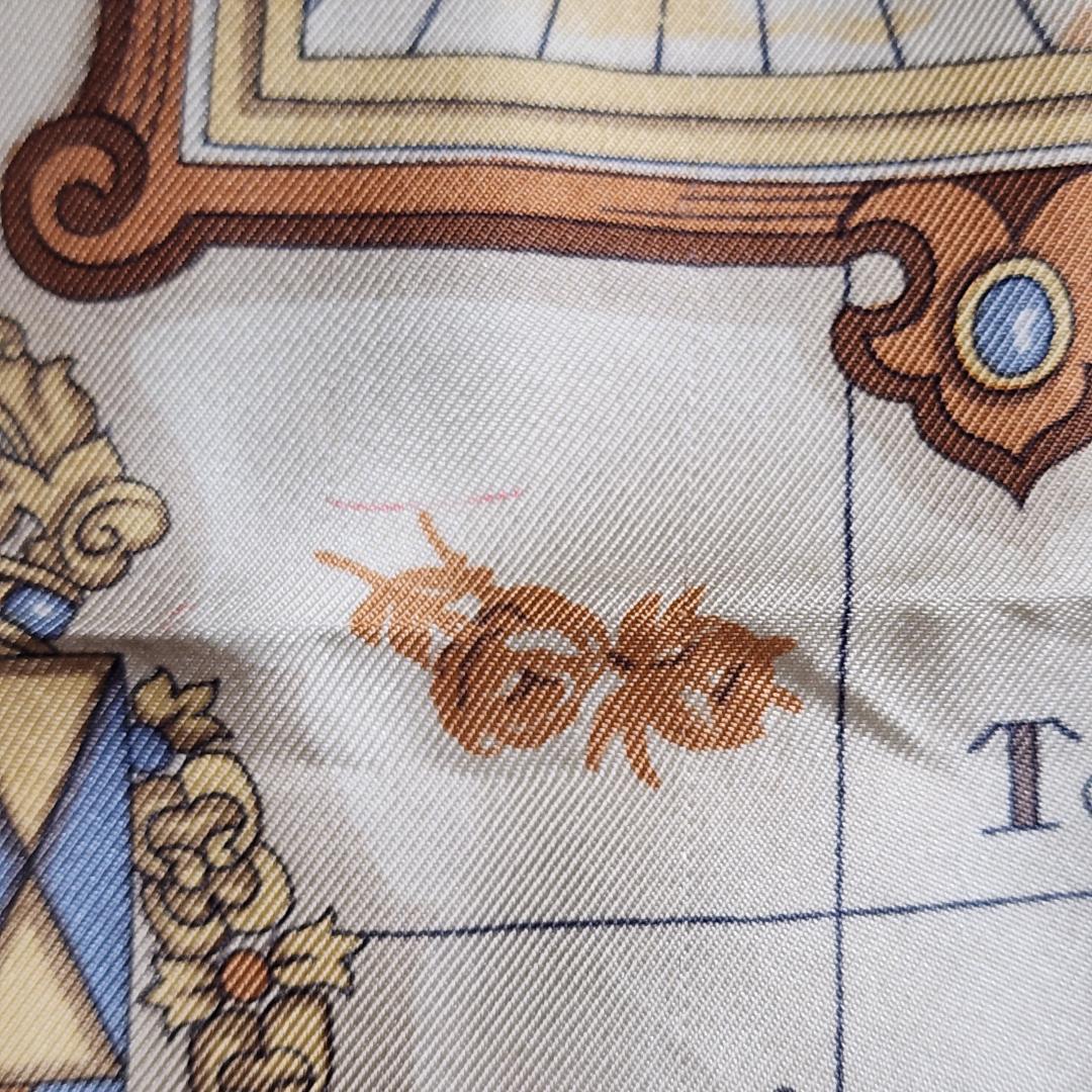 Dior ディオール スカーフ 大判 地図 海図 本 リーフ シルク グリーン