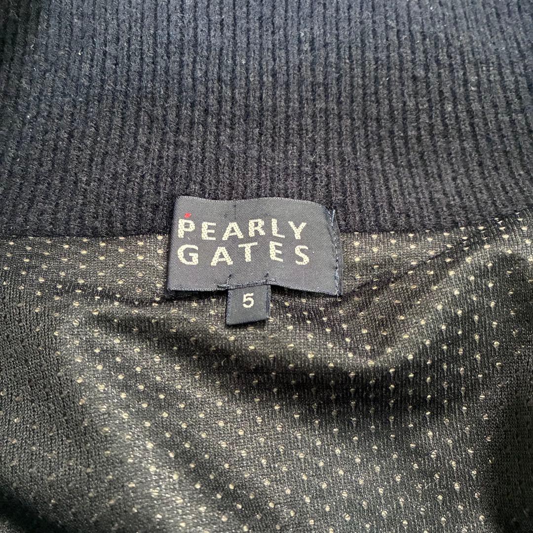 【美品】PEARLYGTAES パーリーゲイツ 長袖ジップ付セーター