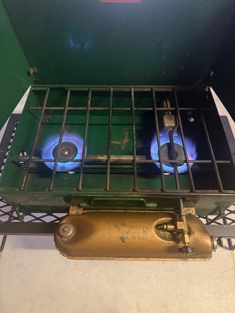 コールマン 425B 前期 ツーバーナー コッパータンク 1954〜1958年製