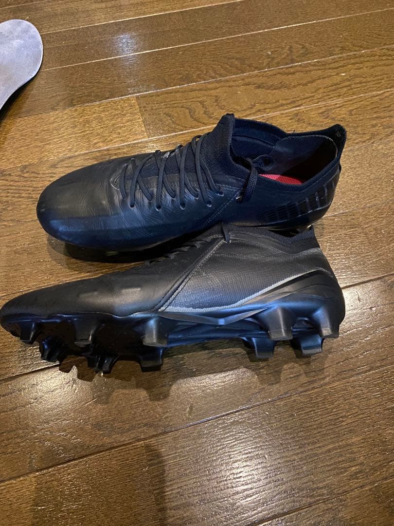 プーマ　ウルトラ　レザー　ブラックアウト　26.0