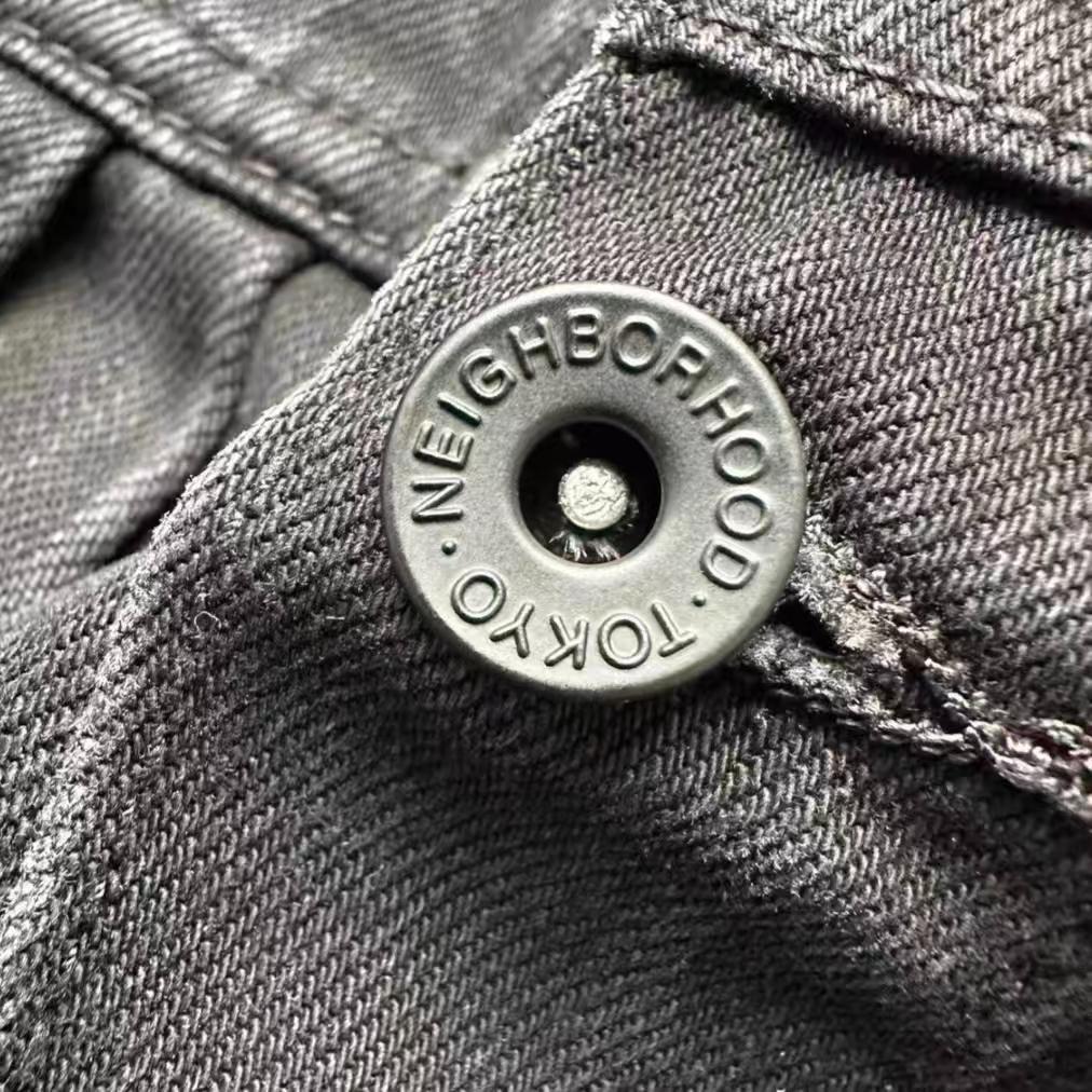 NEIGHBORHOOD ネイティブ柄 デニムジャケット Lサイズ ブラック