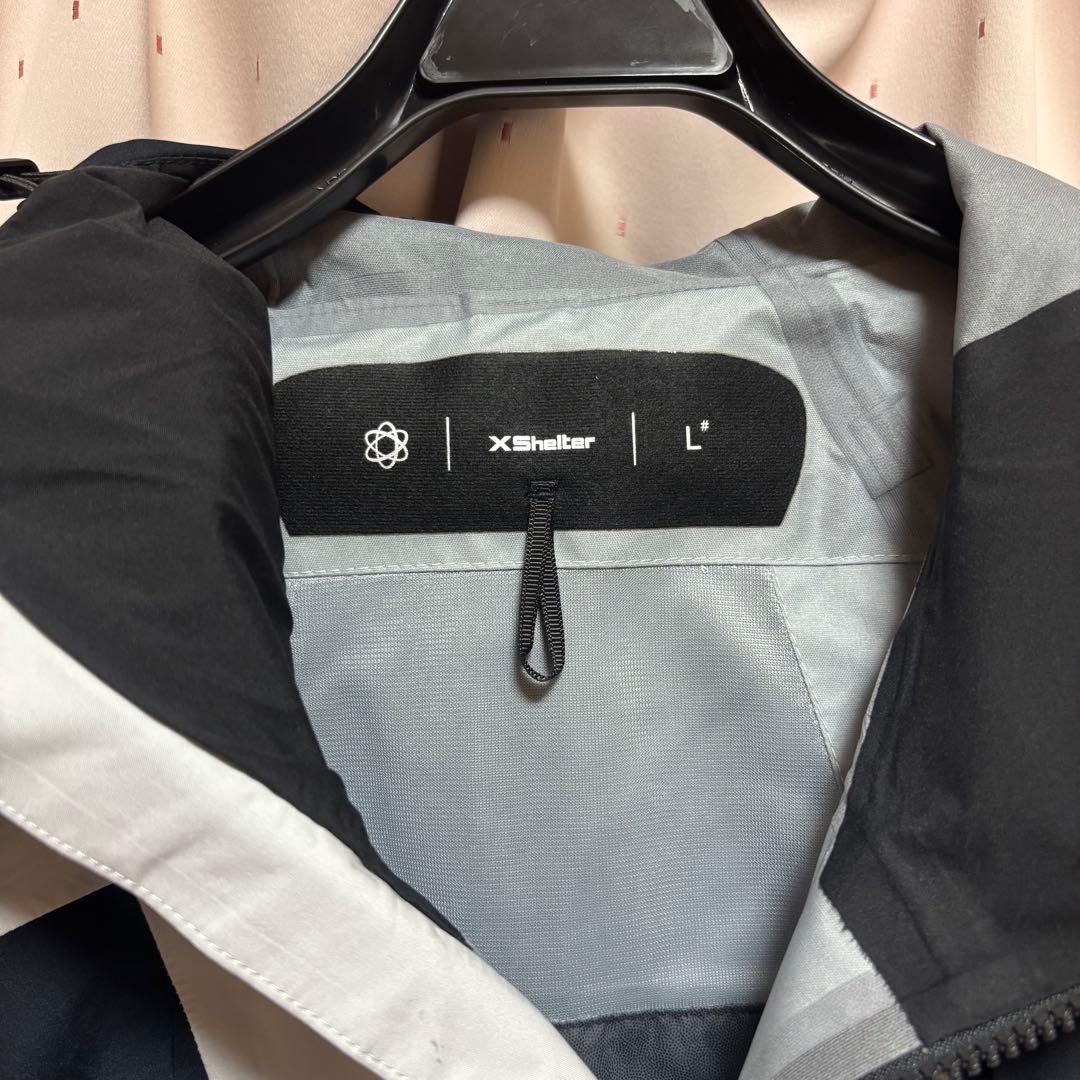 ワークマン　エックスシェルター超透放湿レインジャケット　ホワイトL