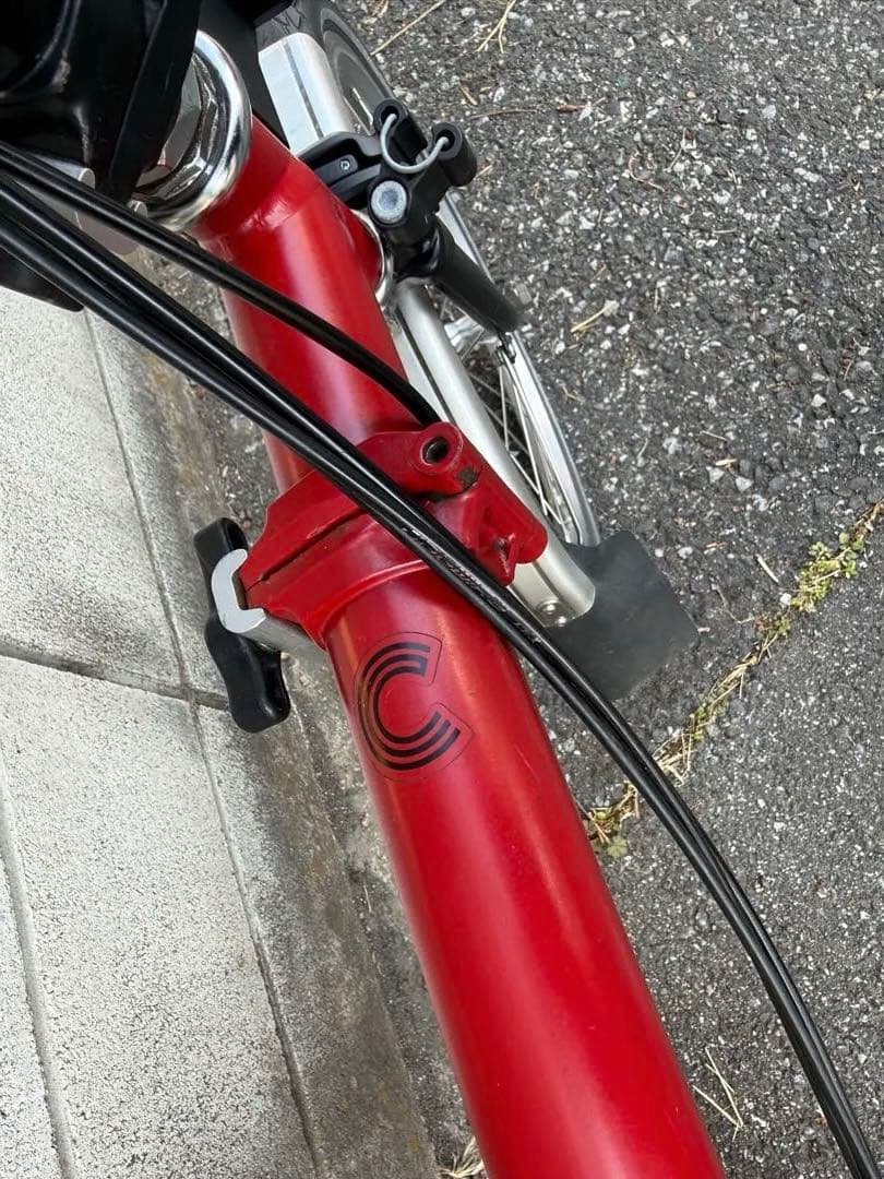 BROMPTON C Line Explore (M6L)ハウスレッドカスタム有