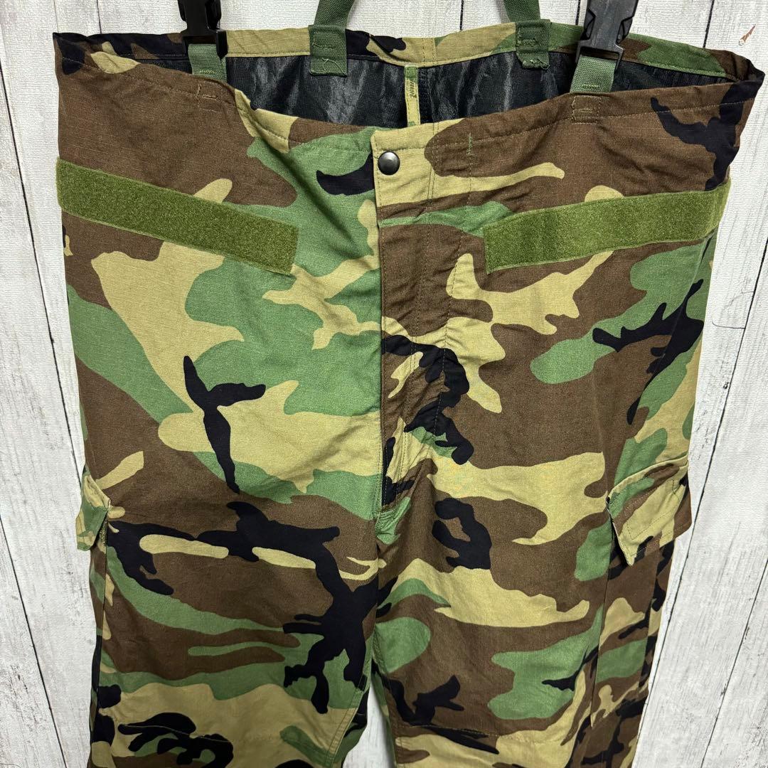 【美品】00年製U.S.ARMY ケミカルプロテクト迷彩デッキパンツ！
