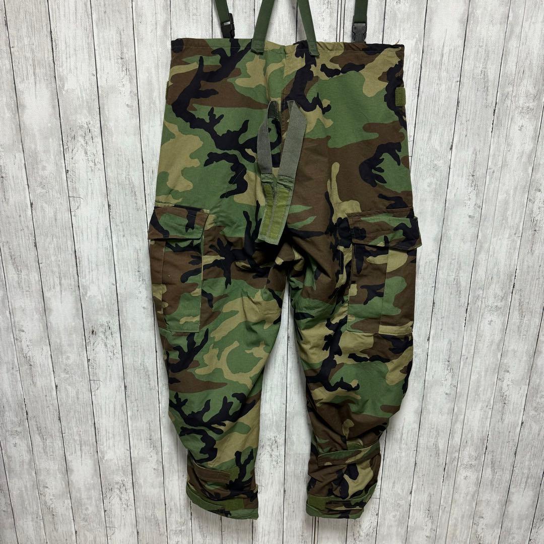 【美品】00年製U.S.ARMY ケミカルプロテクト迷彩デッキパンツ！