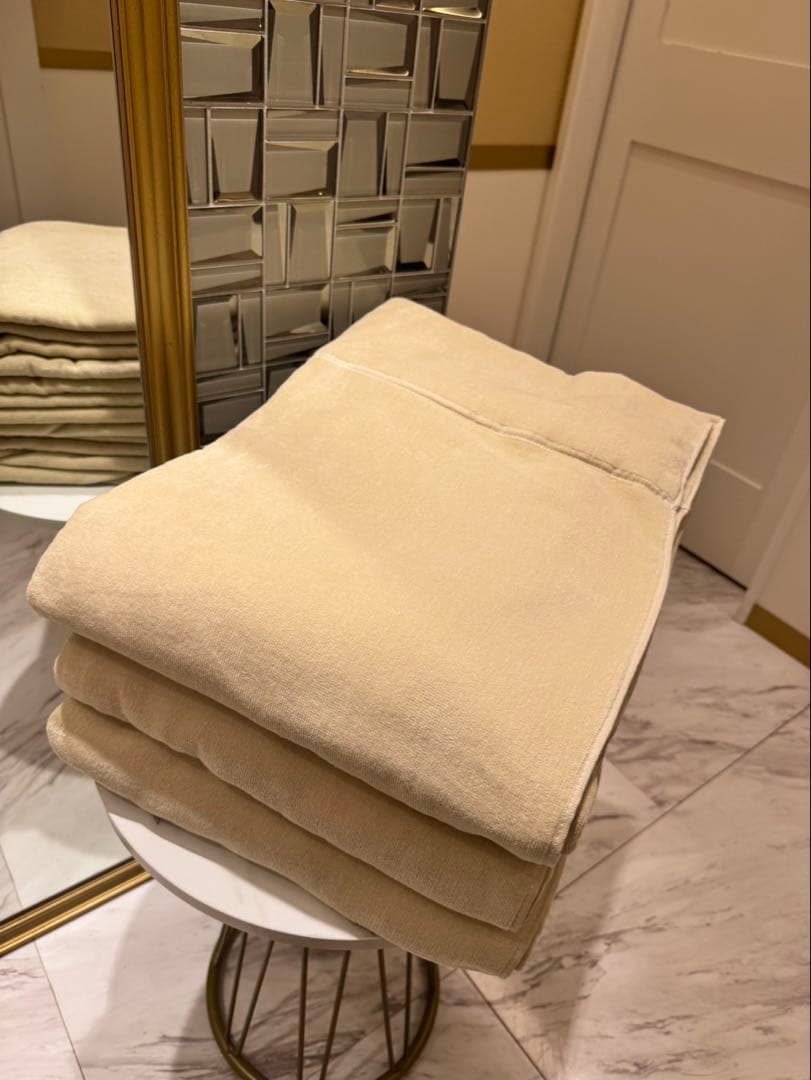 【新品未使用】業務用 エステサロン タオルケット 大判 ホワイト10枚セット