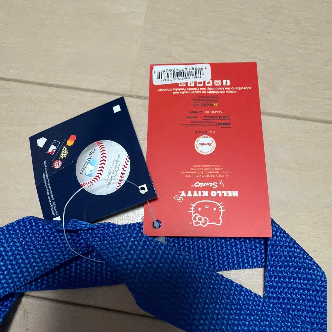 【日本未発売・限定】ハローキティ × LAドジャース クリアバッグ 2点セット