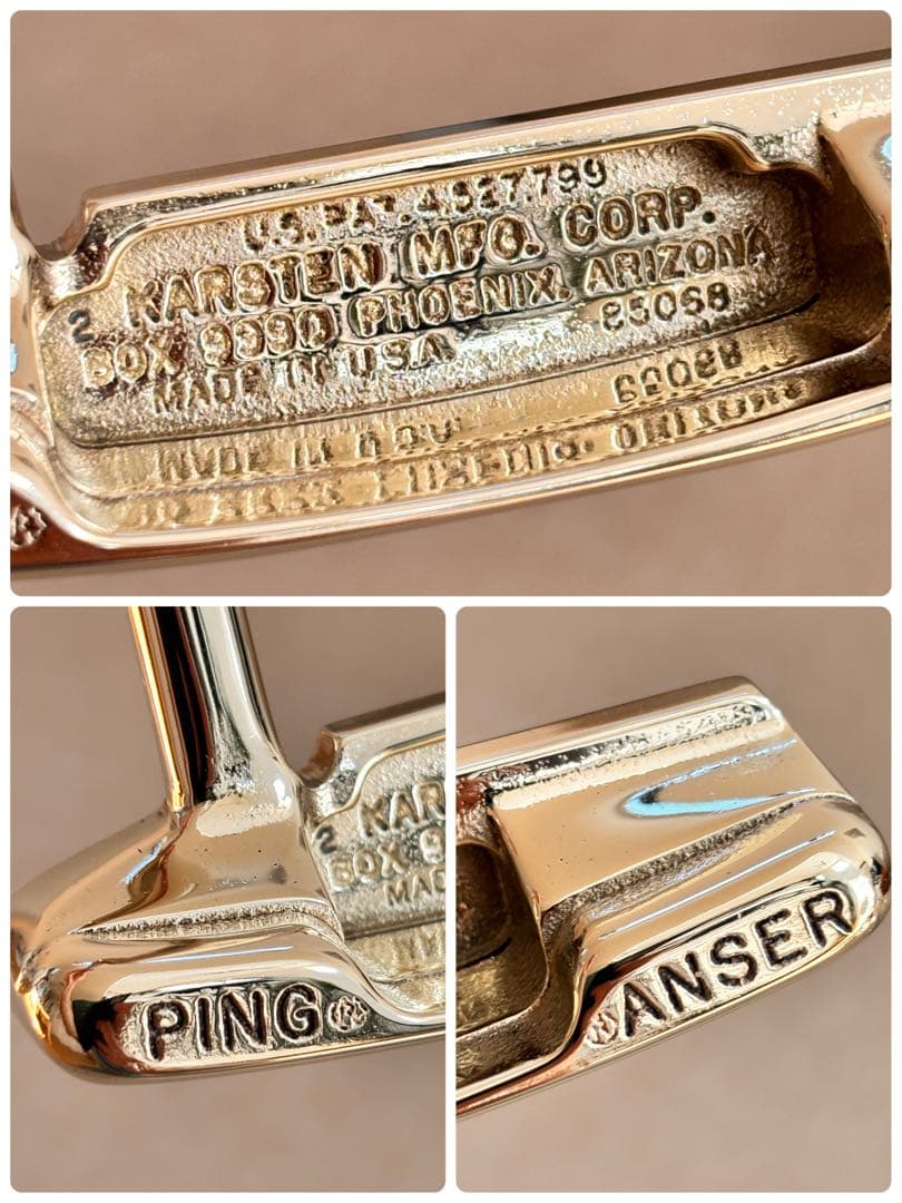 PING ANSERスリットパターグリップ良好 ヴィンテージピンアンサーオールド