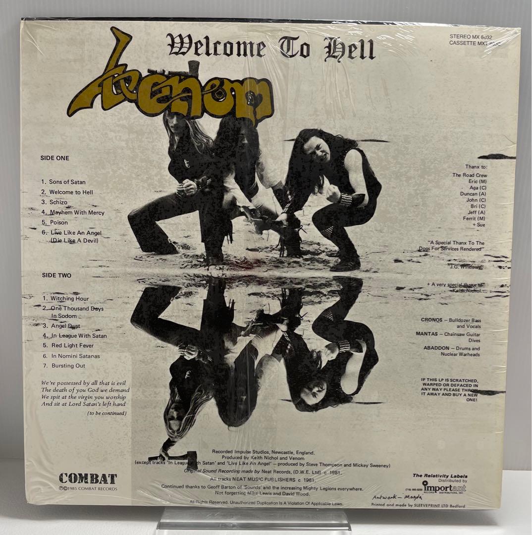 洋楽 Venom Welcome To Hell LP