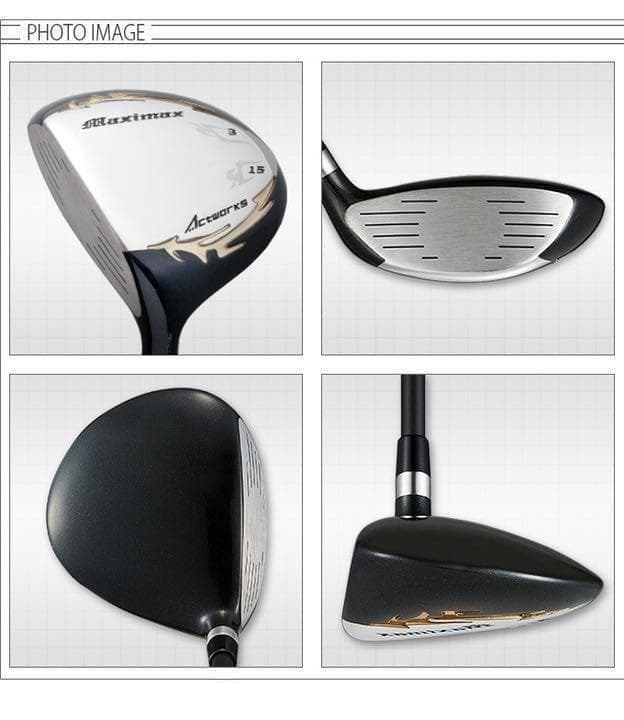 待望の左 新発売! 2本揃って超激安！ワークスゴルフ マキシマックス強反発FW
