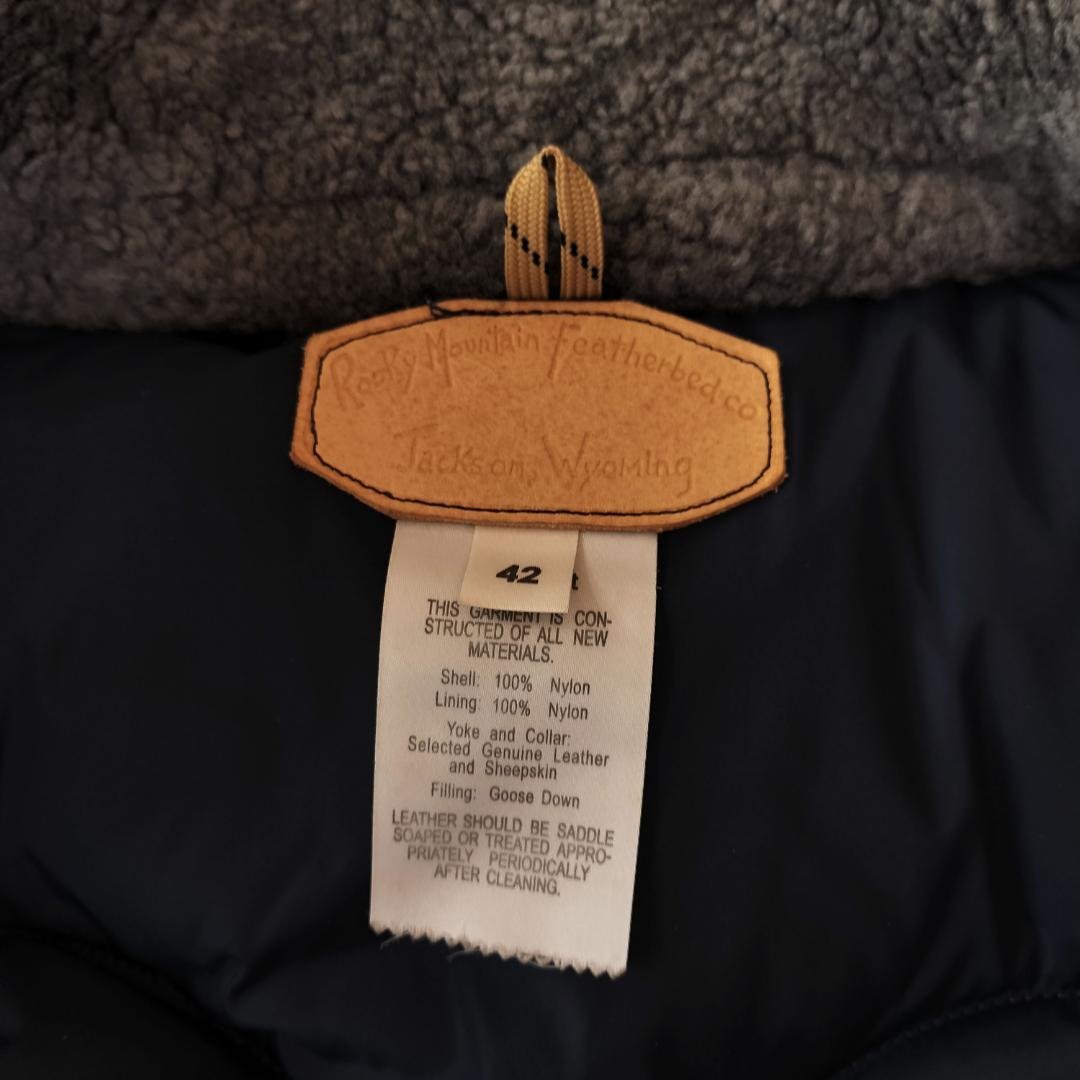 ロッキーマウンテンフェザーベッド クリスティベスト 42 XL ネイビー 別注