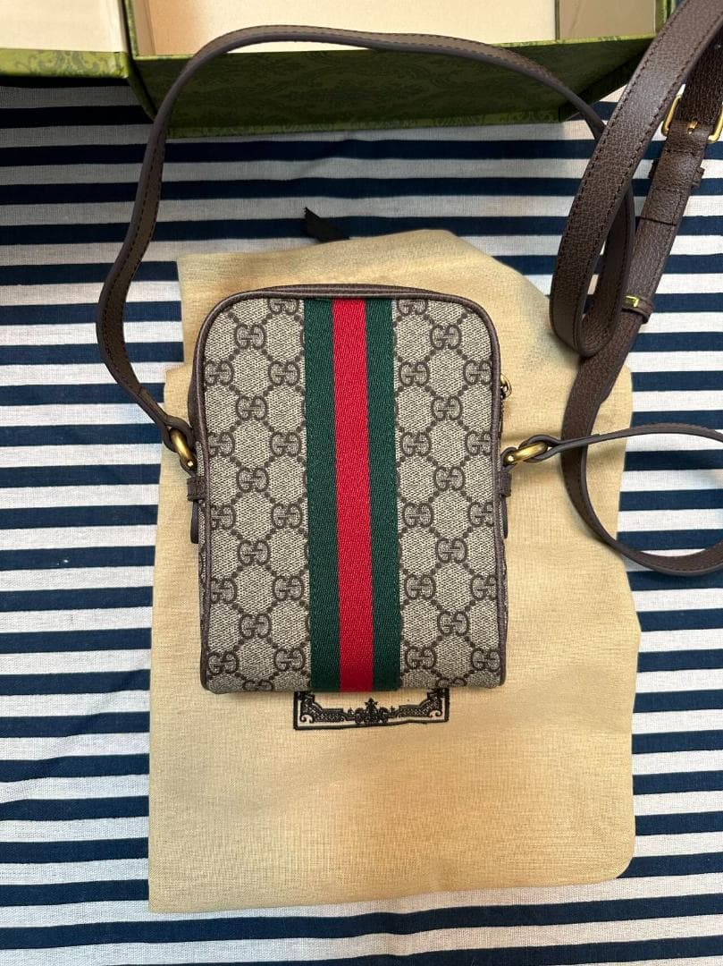 グッチ GUCCI オフィディア ショルダーバッグ ブラウン