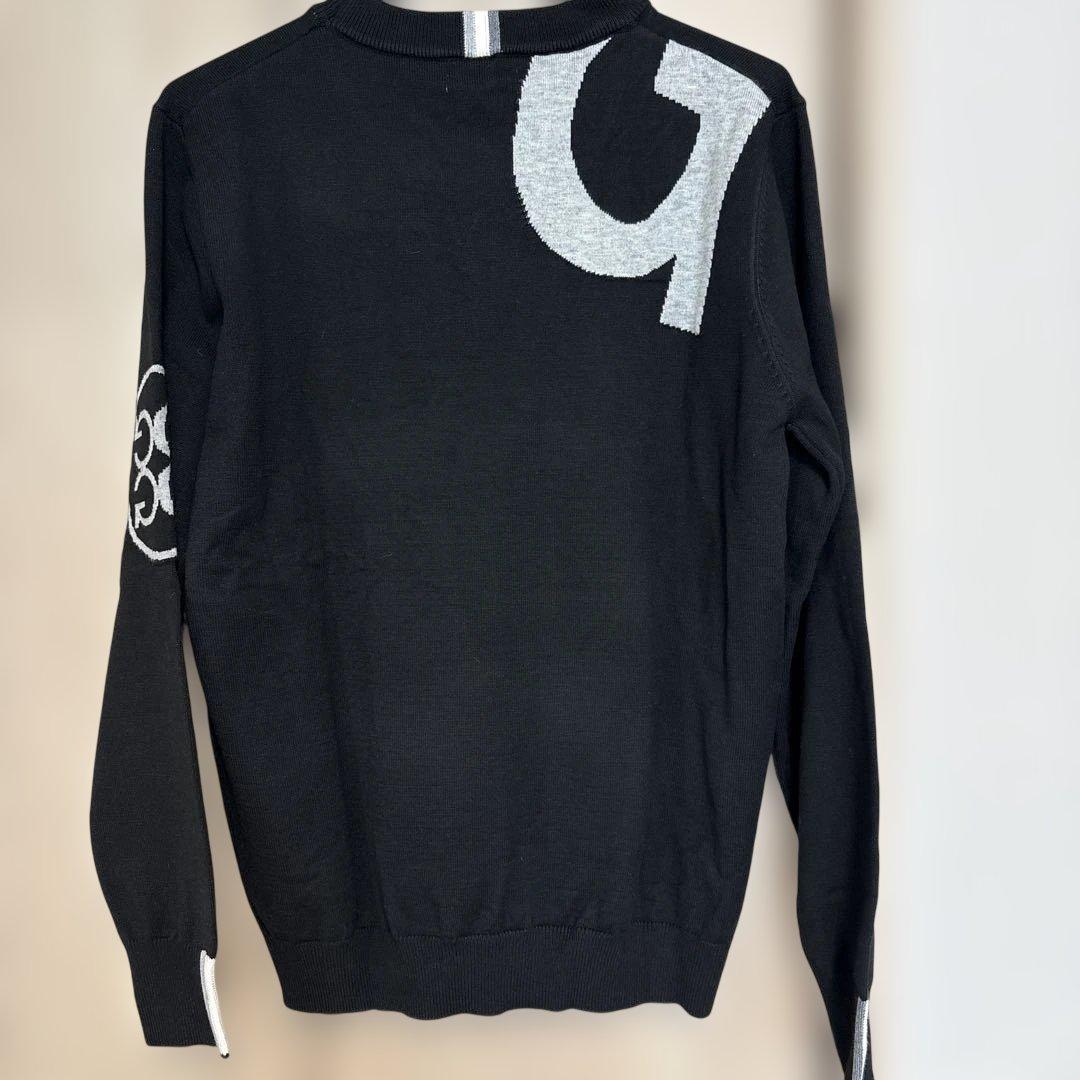G/FORE ブラック クルーネックセーター
