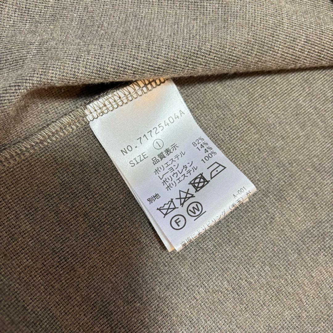 【新品タグ付き】　ココディール　ヘリンボーンカットワンピース チャコール