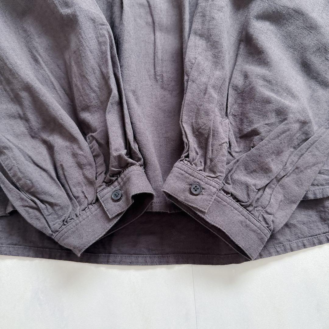 ソウルベリー　たなびく編み上げブラウス　LL