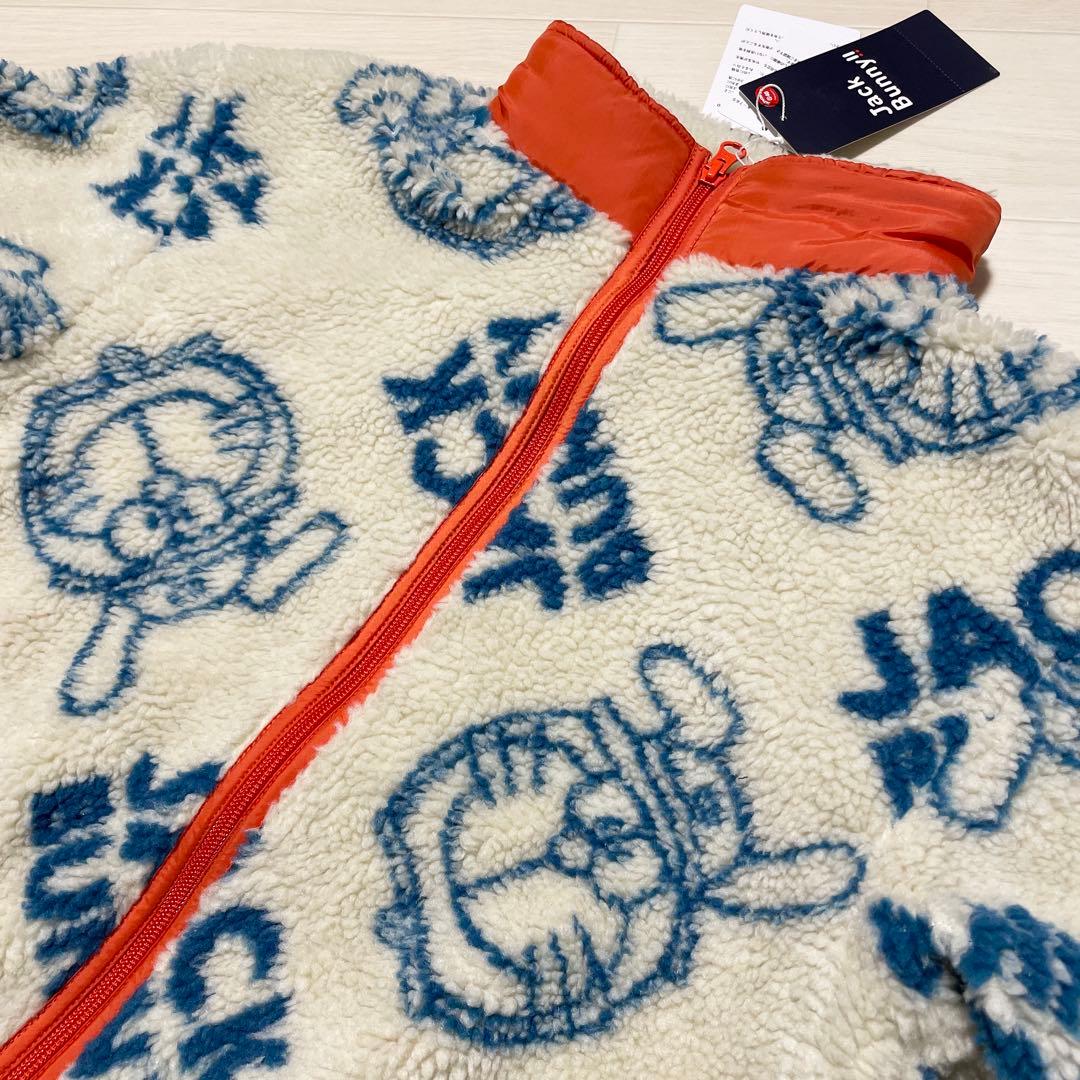 ジャックバニー ドラえもん ジャガード ボア フルジップ フリース スウェット