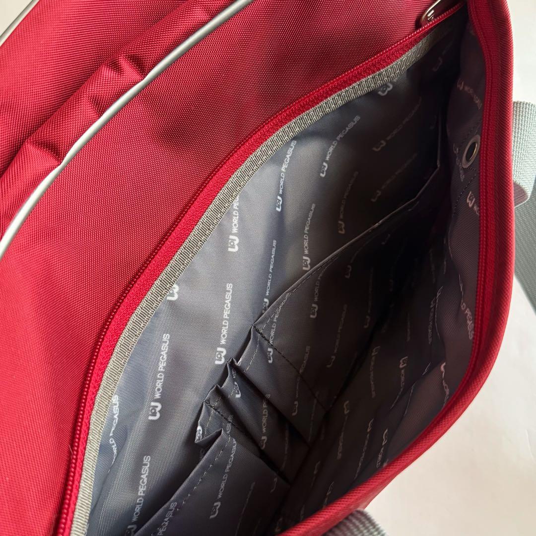 WORLD PEGASUS ワッペ スクバ 赤 ワールドペガサス スクールバッグ