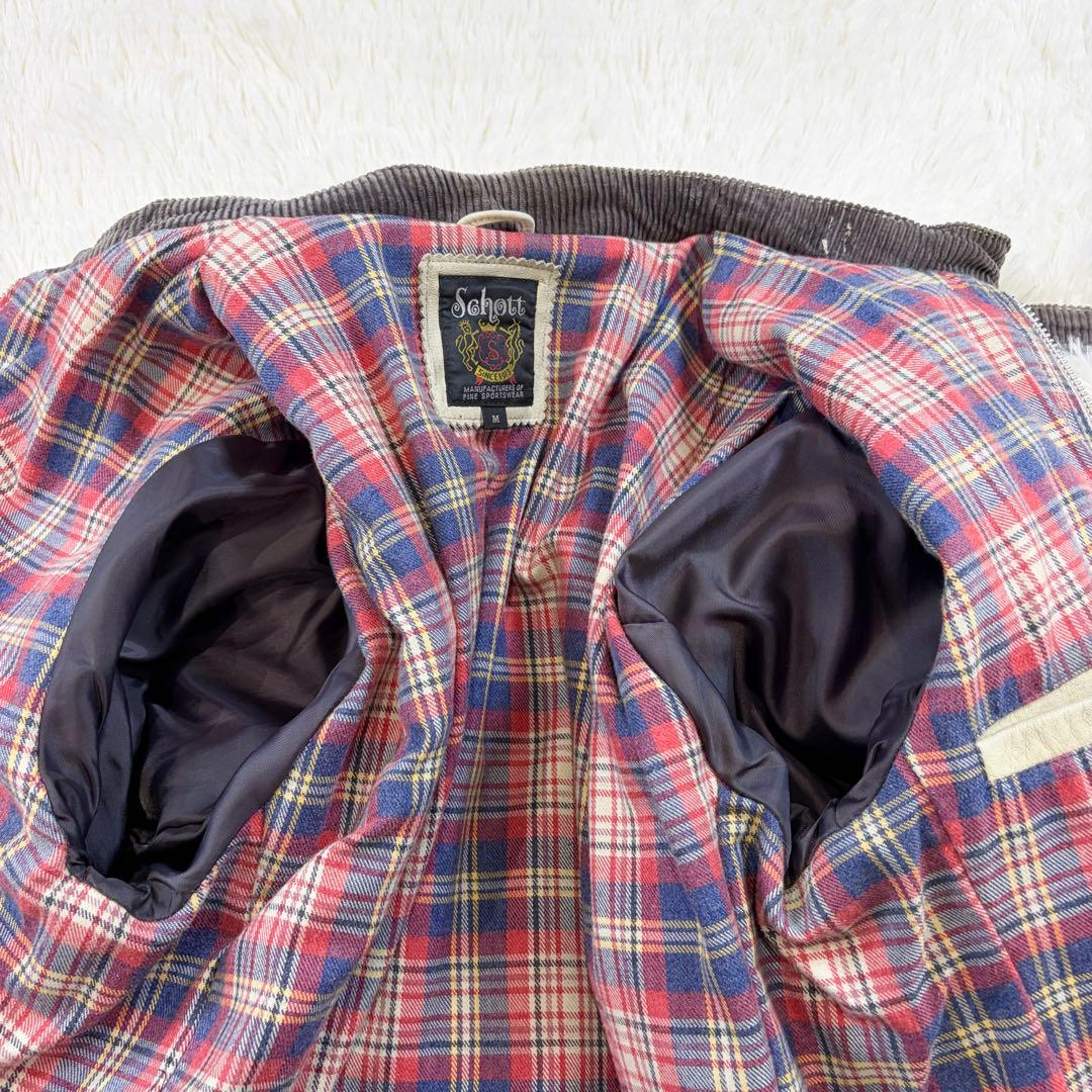 ショット クラシックレーサー シングルライダース ジャケット 牛革 ホワイト M