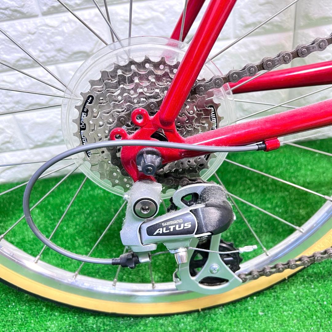 超美品　Fuji HELION 50 ミニベロ　引き取り　レッド　大人気