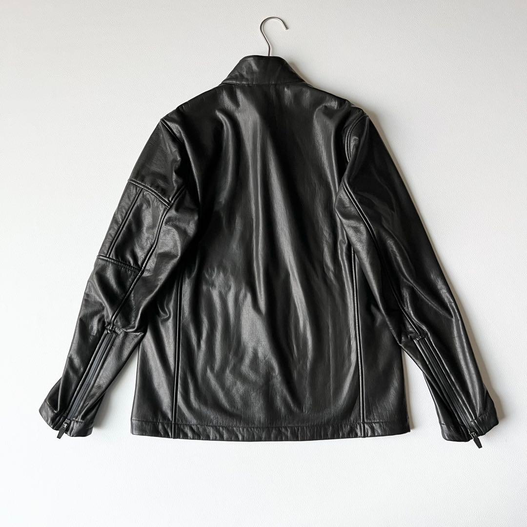 3206【美品】モンベル　ビエントクロスジャケット　ゴアテックス フェイクレザー