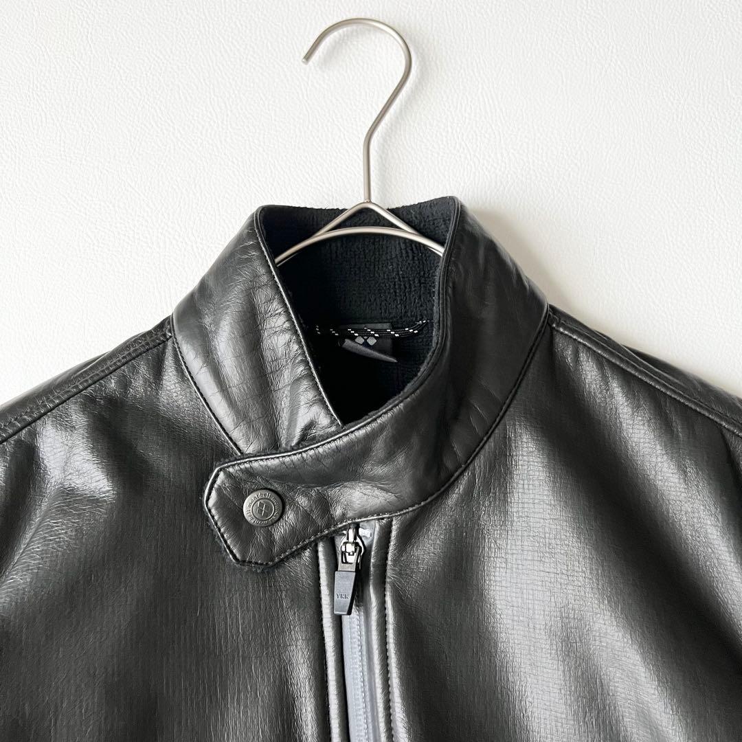 3206【美品】モンベル　ビエントクロスジャケット　ゴアテックス フェイクレザー